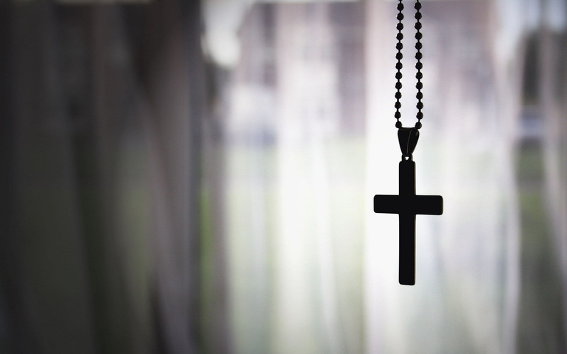 Cross, church, background, black, no People, selective focus, cross Shape, chain, black color, door, close-up, religion, entrance, jewelry, hanging, curtain