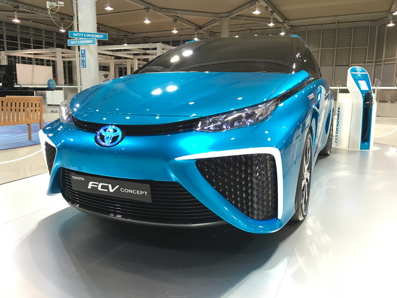 luxury, indoors, blue, motor vehicle, toyota, shiny, silver colored, mirai, modern, clean, 4K, headlight, sports car, eco-friendly, turquoise colored