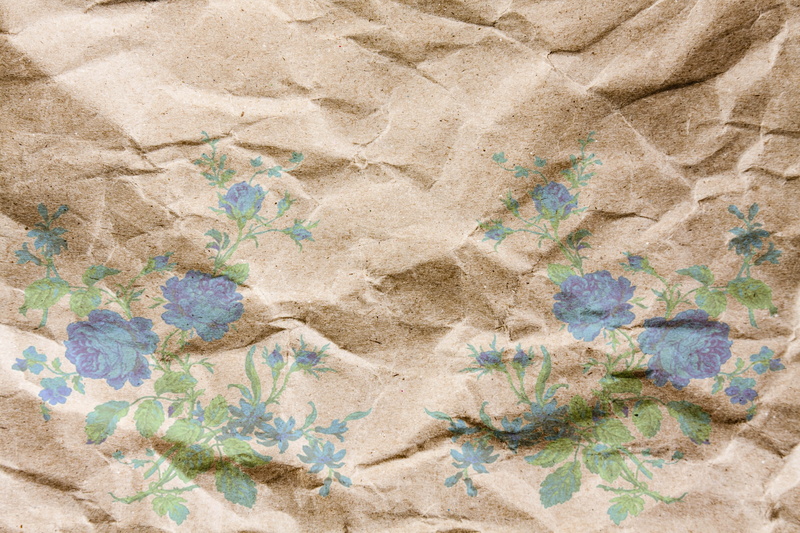 flowers, architecture, textured, nature, greeting card, damaged, dirty, Crumpled, brown, shabby chic, torn, close-up, parchment, day, blue, playful, built structure