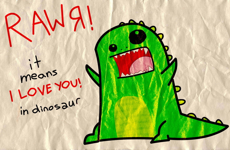 dinosaurs, humor, wrinkled paper, drawing, 1080P