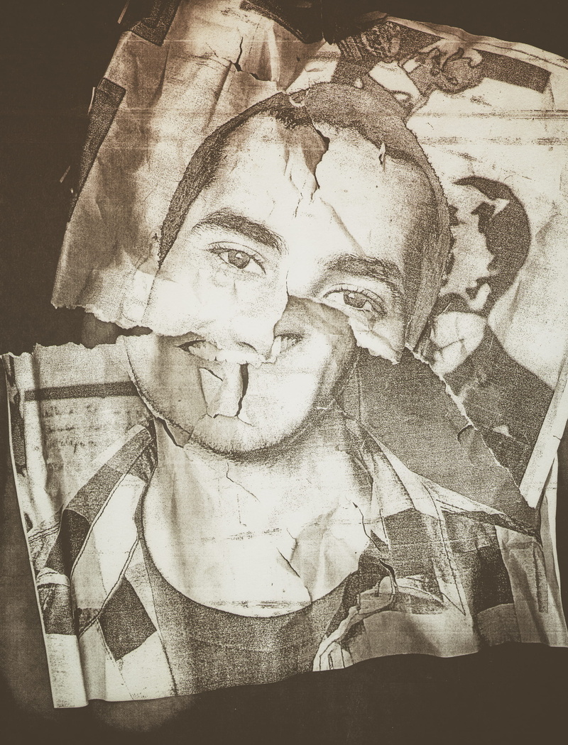 destroyed, headshot, death, close up, 2K, smile, photo, devasted, creativity, wrecked, ripped, lost, hand made, ravaged, young adult, auto post production filter