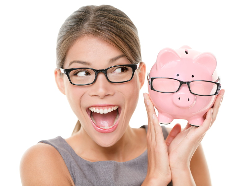 indoors, toothy Smile, positive Emotion, emotion, s, piggy Bank, beautiful woman, finance, piggy, wealth, excitement, pig, businesswoman, glasses, coin Bank