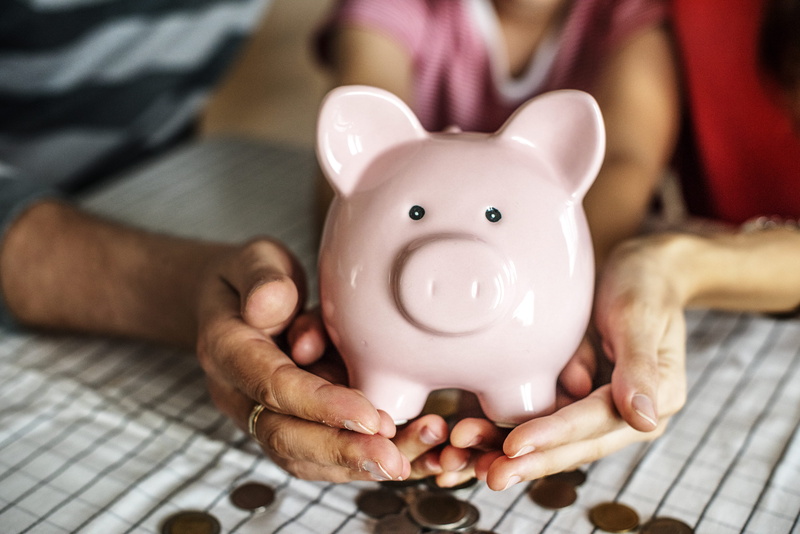 cent, close-up, senior adult, currency, pink color, adult, investment, holding, wealth, piggy, people, woman, bank, responsibility, cash, financial, pink