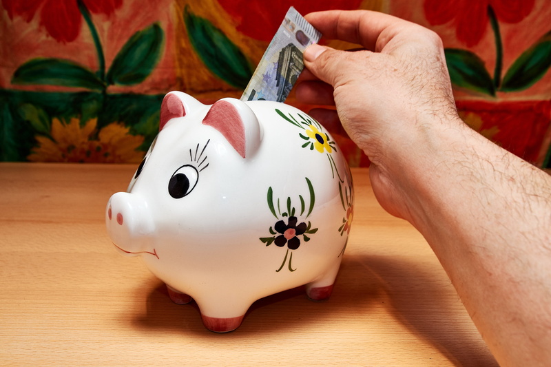 responsibility, figure, finance, euro, holding, piglet, coin bank, currency, putting, coin, 5K, representation, indoors, ceramics, money, bank note, dollar sign