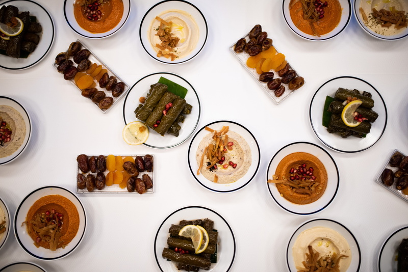 variation, directly above, wellbeing, table, asian food, high angle view, iftar, food and drink, healthy eating, 5K, serving size, indoors, no people