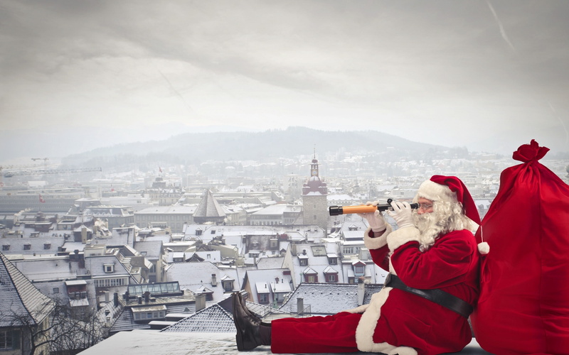 santa clouse, 2K, spyglass, santa