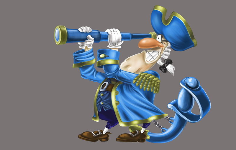vector, figure, Captain Smollett, smile, childrens, 2K, saber, art, spyglass