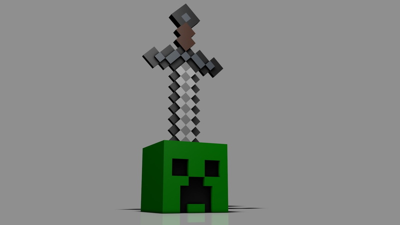 grey, video games, minecraft creeper, minecraft, games, 1080P, grey background, creeper, background, cross, video
