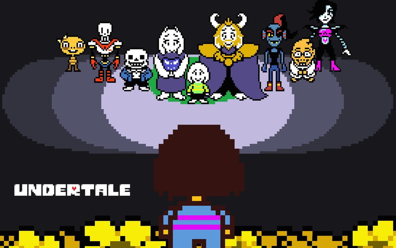 Asgore (Undertale), Papyrus (Undertale), Undyne (Undertale), Monster Kid (Undertale), Frisk (Undertale), Mettaton (Undertale), Video Game, Undertale, Sans (Undertale)