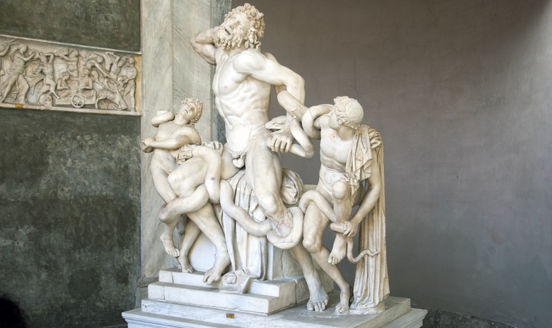 the past, laocoon, craft, female likeness, solid, creativity, travel destinations, built structure, building, religion, vatican, sculpture, art and craft