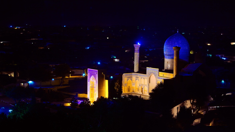 cityscape, nature, night, building, classic, landscape, middle asia, light, city centre, 5K, shadow, central asia, built structure, street, architecture