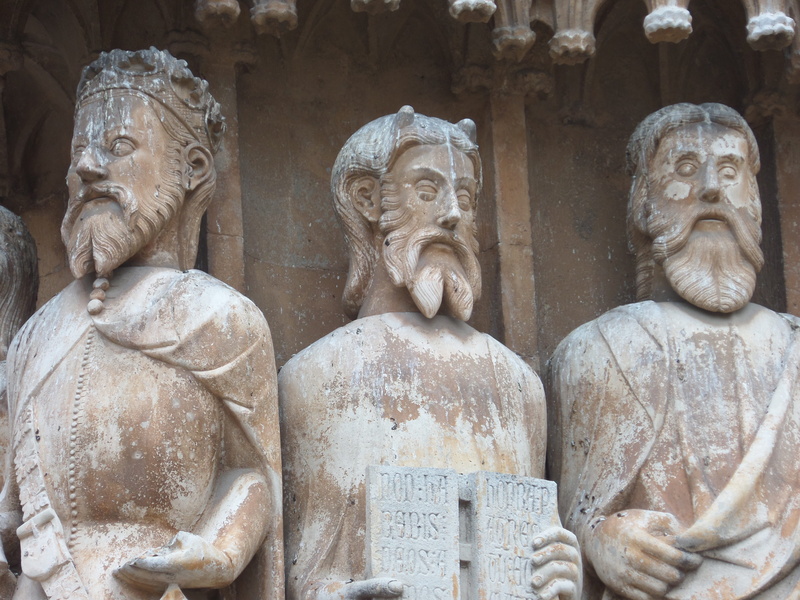 gothic, stone material, catholics, religion, carving, representation, city, architecture, building, belief, carving - craft product, face, temple, tarragona