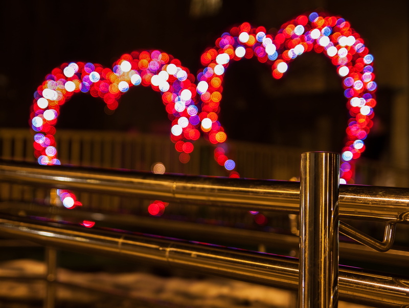 dark, front, no people, sky, red, arts culture and entertainment, baluster, glowing, night, 2K, long exposure, focus on foreground, amusement park ride