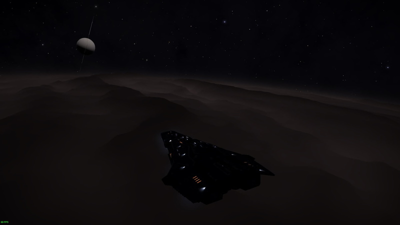 night, activity, rock, beauty in nature, outdoors, sea, motion, Federal Corvette, black color, star - space, astronomy, 1080P, Elite: Dangerous, sky, scenics - nature