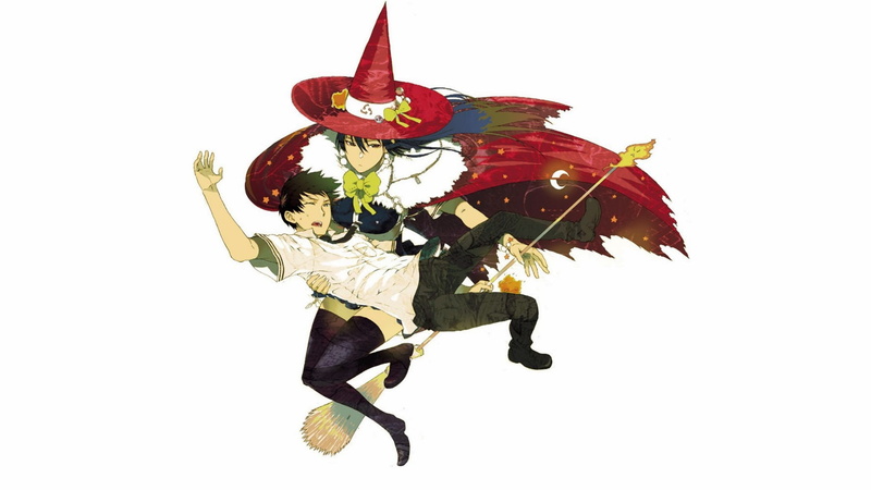thigh-highs, Witch Craft Works, Kagari Ayaka, Takamiya Honoka, 1080P, manga