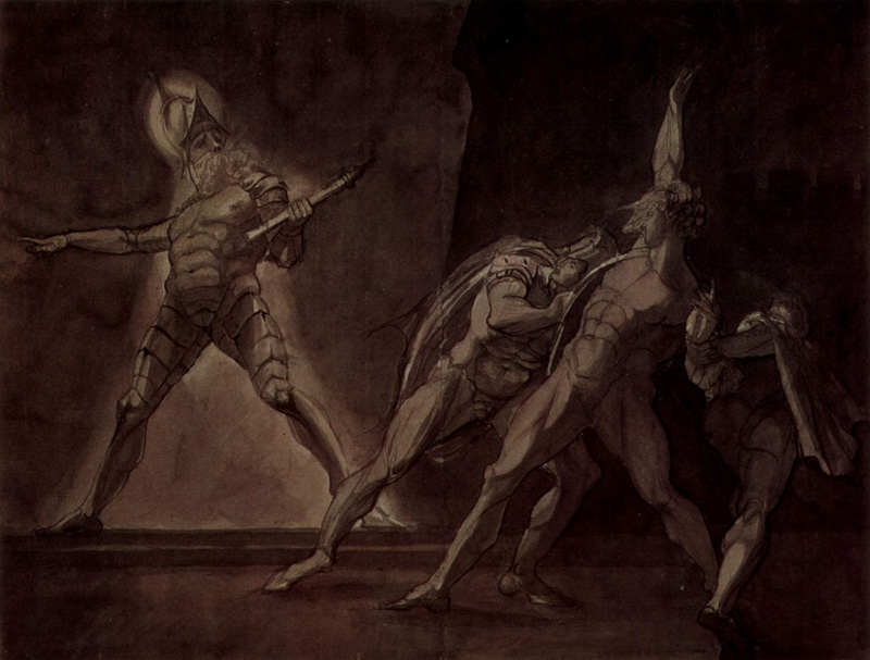 ancient, history, domestic animals, mammal, archaeology, animal wildlife, horse, no people, the past, classic art, Henry Fuseli, museum, indoors, representation