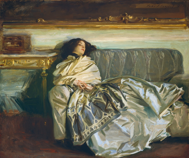 real people, men, sitting, history, leisure activity, mature adult, warm clothing, architecture, looking, 2K, full length, the past, classic art, John Singer Sargent