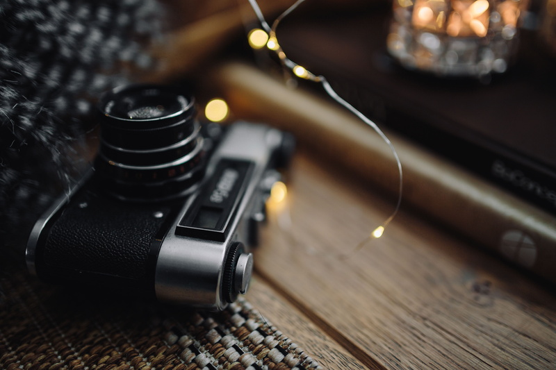 focus on foreground, electrical equipment, digital camera, camera, photography themes, no people, communication, high angle view, work tool, tea, hygge