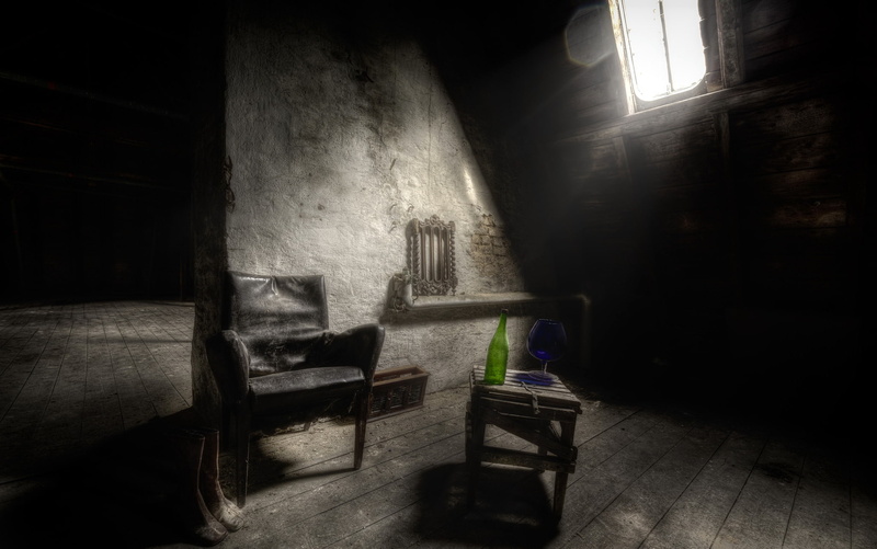 indoors, fear, home interior, room, chair, 1080P, seat, domestic room, horror, dark, furniture, old, spooky, absence, architecture, no people, abandoned