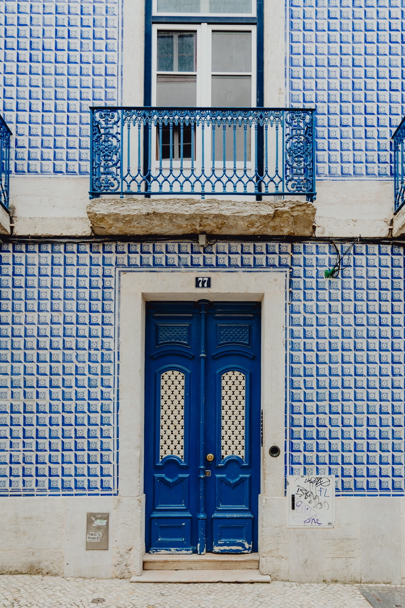 protection, outdoors, safety, closed, house, lisbon, glass - material, architecture, door, residential district, city, portuguese, facade, window, building