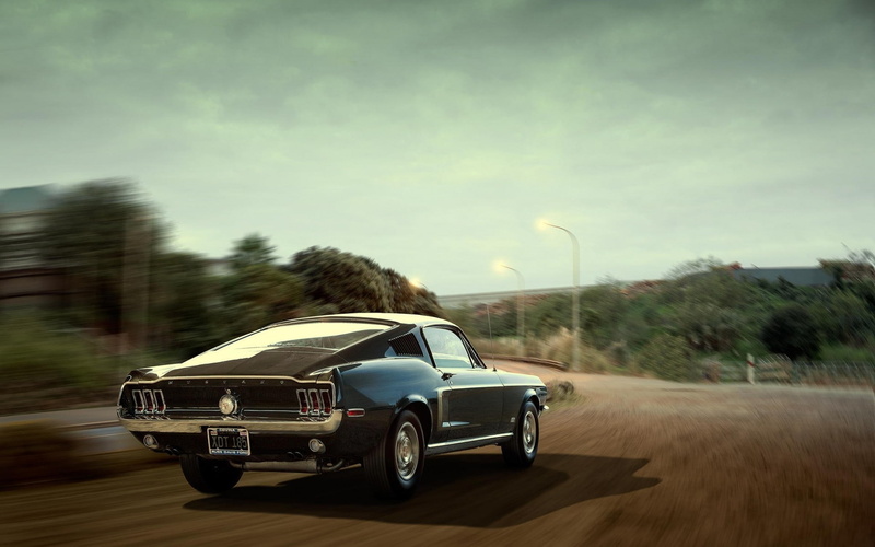 old cars, muscle cars, coupe, mustang, old, black, 1080P, stunning, classic cars, vintage cars, ford mustang, classic