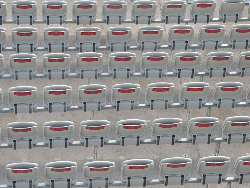 order, full frame, indoors, arrangement, seats, united kingdom, in a row, empty, absence, abundance, high angle view, chair, repetition, still life, stadium