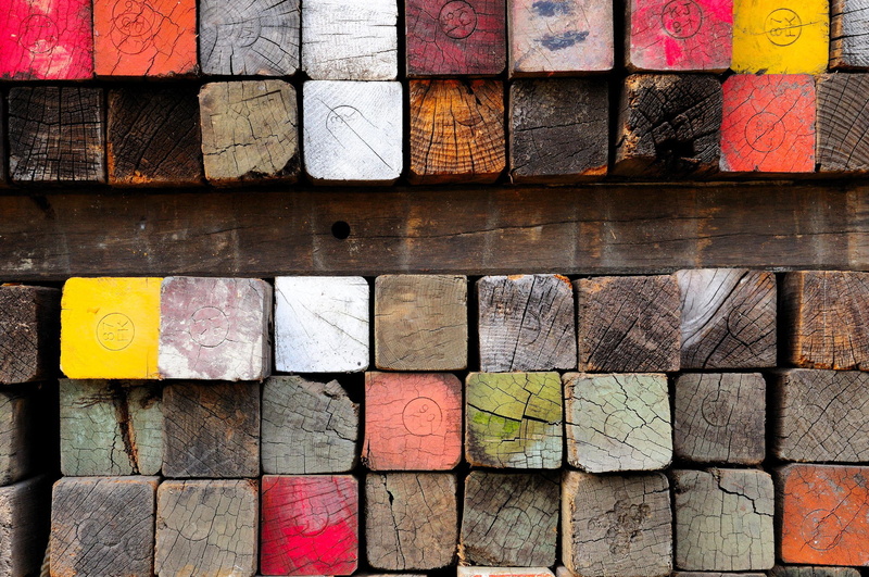 design, backgrounds, lumber, wall - Building Feature, large group of objects, construction Industry, order, color, old, brick, architecture, multi Colored