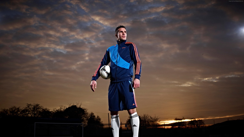 4K, Robin van Persie, The best players 2016, manchester united footballer, soccer, football