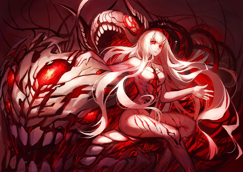 abstract, textured, art and craft, white color, backgrounds, illuminated, studio shot, nature, red, pattern, Monster (anime), Devil, multi colored, swirl