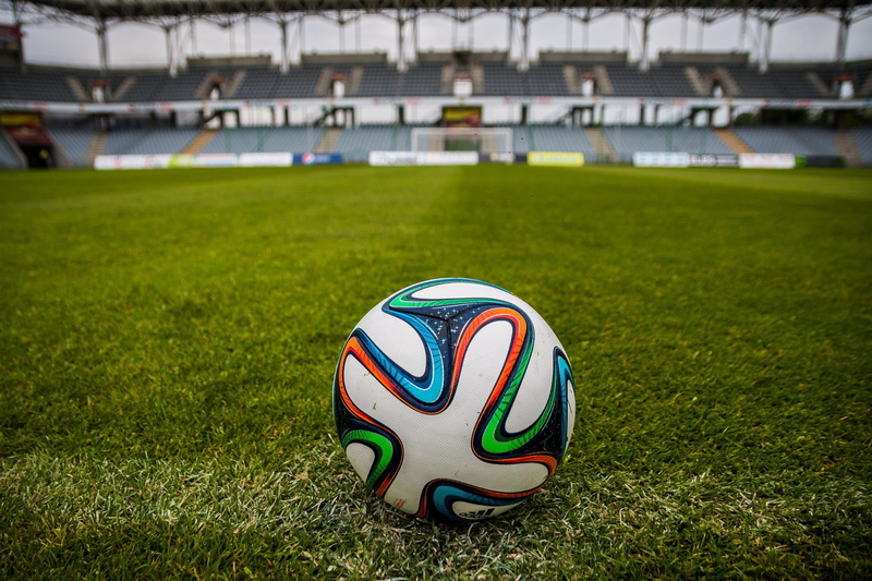 empty, multicolored, stadion, team sport, architecture, game, field, the ball, sport, match - sport, the pitch, grass, soccer ball, outdoors, competition