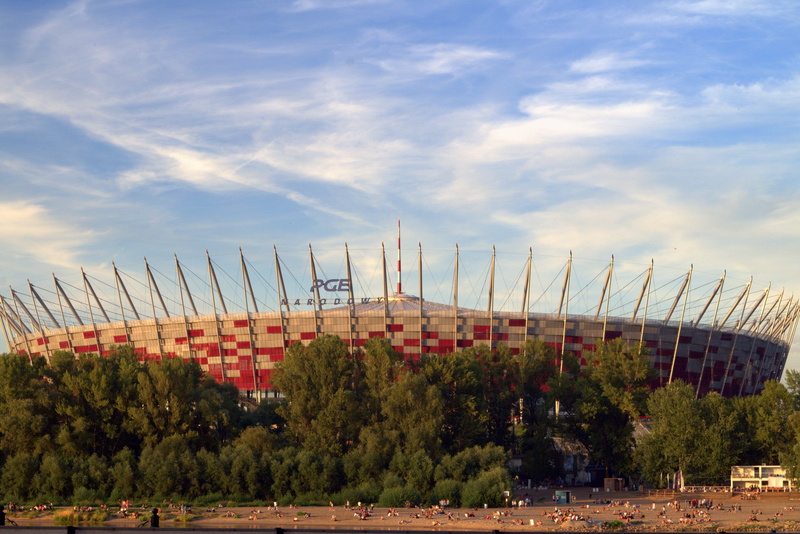 warsaw, sky, day, water, cloud - sky, national, crown, no people, outdoors, stadion, 5K, bridge - man made structure, architecture, transportation, mode of transportation