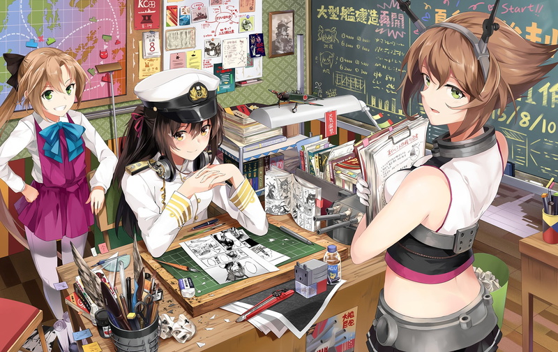 retail, women, adult, large group of objects, 1080P, variation, high angle view, Mutsu (KanColle), group of people, anime girls, choice, for sale, casual clothing