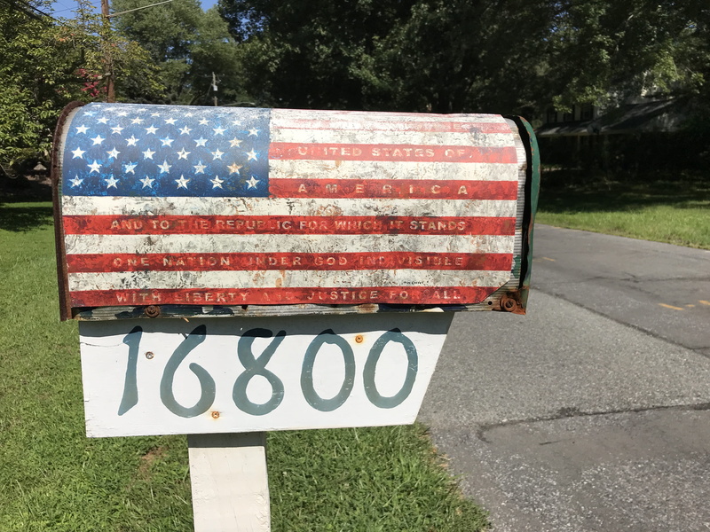 4K, american flag, communication, reed, private mailbox, patriotism, life buoy, treasure, funeral, striped, grass, outdoors, day, sunlight, western script