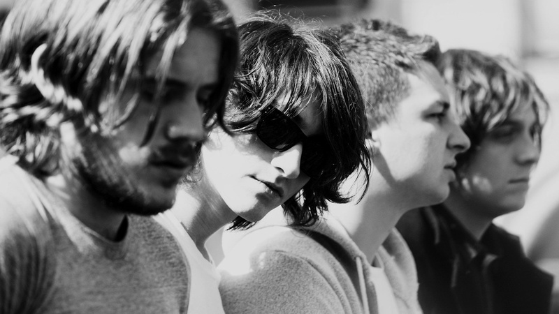hairstyle, 1080P, people, real people, side view, young men, lifestyles, men, indoors, Arctic Monkeys, togetherness, women, portrait, Rock Band, Band (Music)