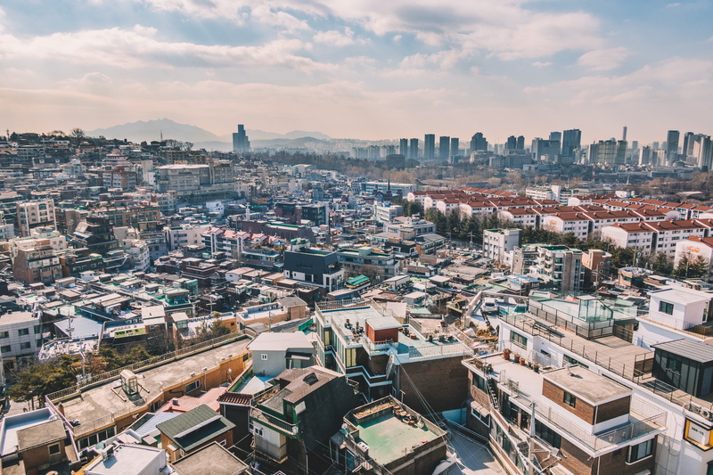 tower, landscape, skyscraper, cloud - sky, outdoors, photography, cityscape, aerial view, sky, metropolis, neighborhood, city, office building, architecture