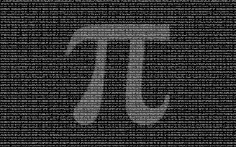 typography, 720P, numbers, pi, mathematics