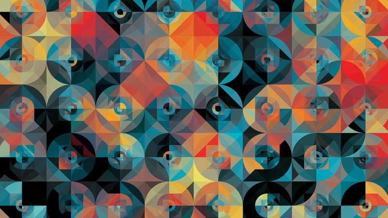 backgrounds, 1080P, decoration, pattern, repetition, design, digital art, multi colored, full frame, paper, colorful, creativity, floral pattern, day