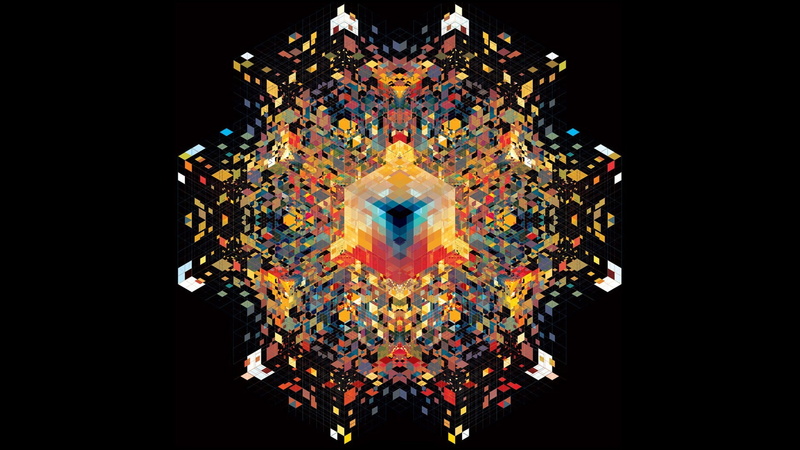 studio shot, nature, ornate, decoration, creativity, pattern, composite image, directly below, front view, education, no people, digital art colorful geometry andy gilmore
