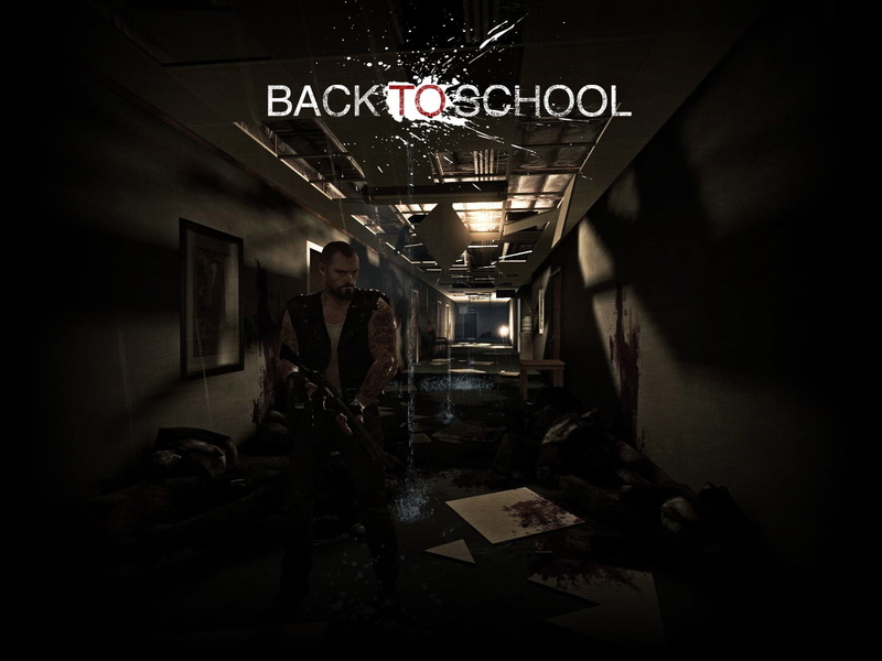 Left 4 Dead, western script, transportation, script, Left 4 Dead 2, architecture, text, s, Back To School, law, night, crime, social issues, illuminated