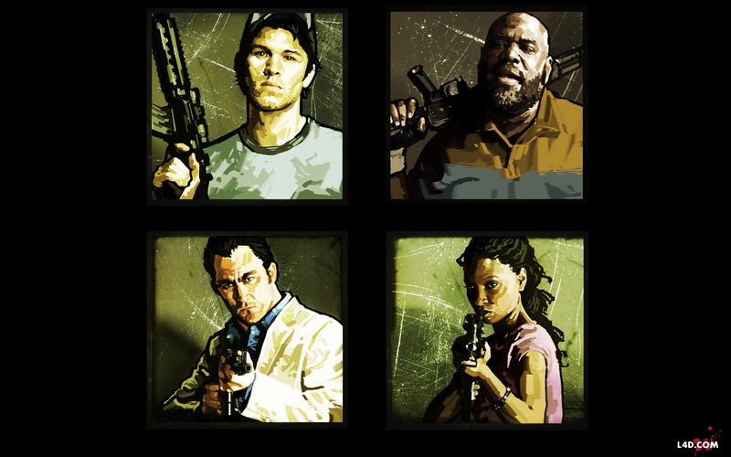 male likeness, Left 4 Dead, representation, figurine, 1080P, indoors, Left 4 Dead 2, statue, real people, creativity, transfer print, spirituality, night