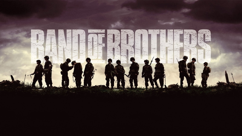 government, silhouette, nature, men, built structure, sky, architecture, group of people, full length, 720P, conflict, building, Band of Brothers, night