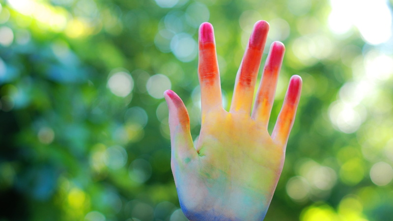 left, vulnerability, hands, nature, human body part, growth, plant, one person, beauty in nature, day, flower, body part, selective focus, colorful, hand