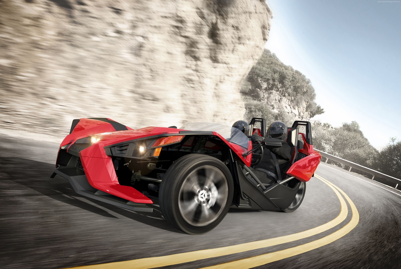 Polaris Slingshot, limited edition, black, 4K