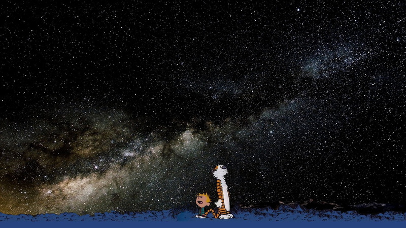 Calvin, constellation, exploration, winter, leisure activity, 1080P, backgrounds, star field, scenics - nature, infinity, Calvin and Hobbes, nature, snow