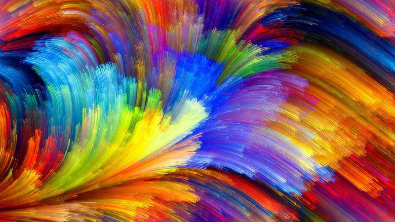 pattern, motion, textured, speed, abstract, full frame, close-up, flowing, no people, 1080P, blurred motion, backgrounds, psychedelic, vibrant color, rainbow
