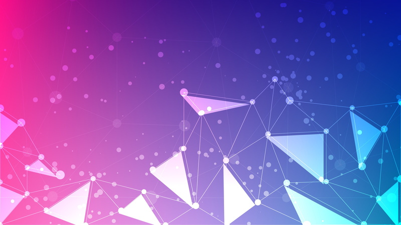 abstract, data, blue, connection, Gradient, vibrant color, social networking, copy space, purple, Connections, internet, 2K, pattern, technology, complexity