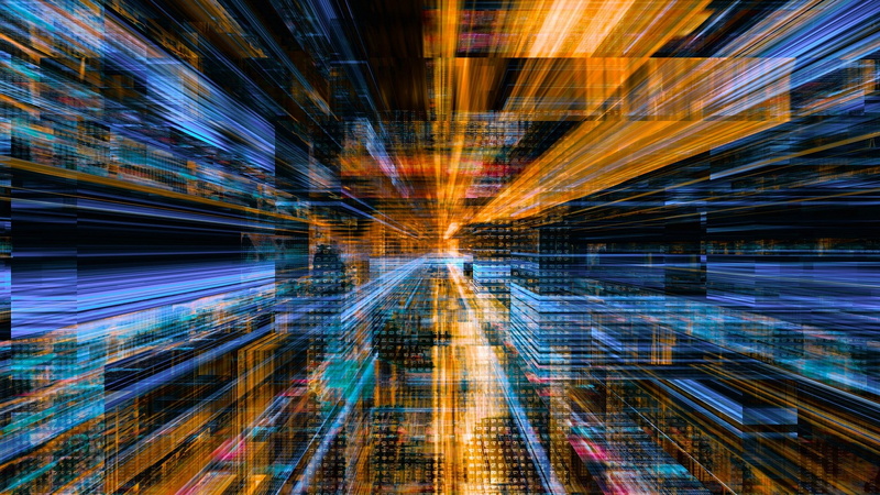 light - natural phenomenon, big data, technology, architecture, flowing, bright, night, blurred motion, office building exterior, computer network, abstract