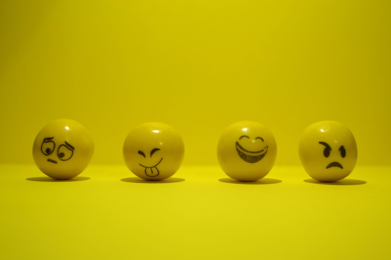 copy space, sadness, nice, happy, studio shot, laughter, smiling, egg, smile, joy, yellow, indoors, shiny, group, decors, food and drink, three objects