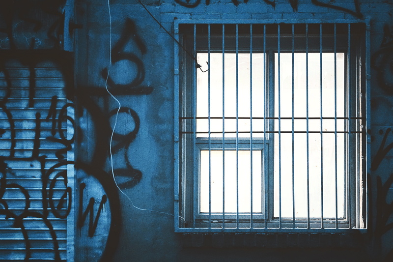 old, grate, concrete, infrastructure, wrought iron, pattern, day, gray, prison, building, wall - building feature, closed, security, architecture, wall