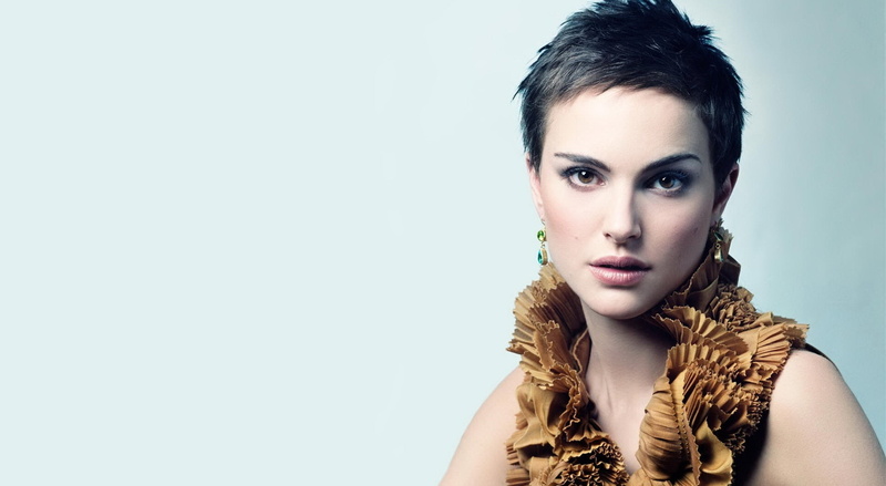 brown, one person, human face, s, Portman, Natalie, copy space, studio shot, Movies, 1080P, Short, young women, top, beautiful woman, Hair, adult, contemplation